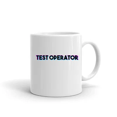 Tri Color Test Operator mug preview