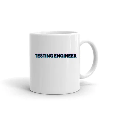 Tri Color Testing Engineer mug preview