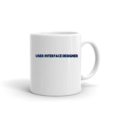 Tri Color User Interface Designer mug preview