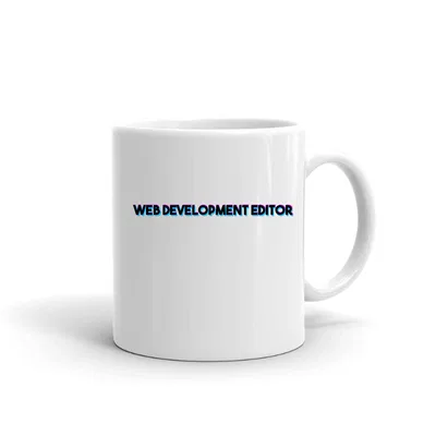 Tri Color Web Development Editor mug preview
