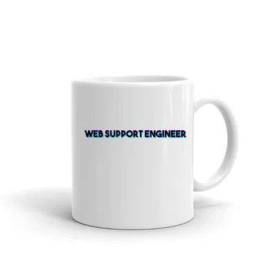 Tri Color Web Support Engineer mug preview