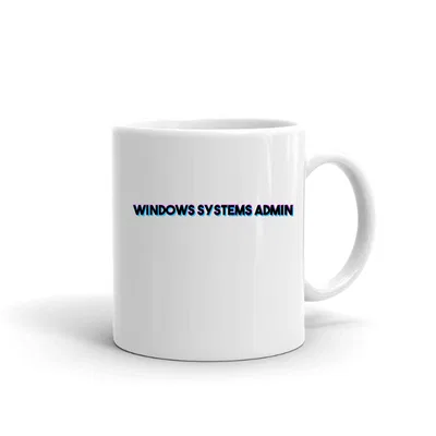 Tri Color Windows Systems Admin mug preview