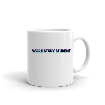 Tri Color Work Study Student mug preview