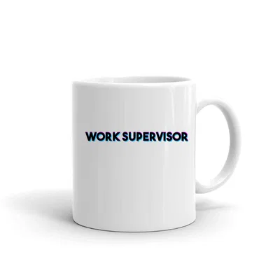 Tri Color Work Supervisor mug preview