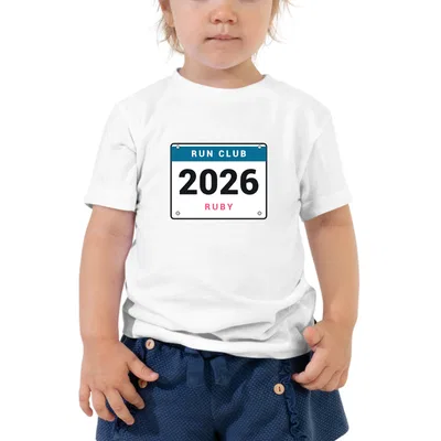 Ruby Race Day Bib kids tee preview