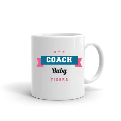 Ruby Coach Banner mug preview