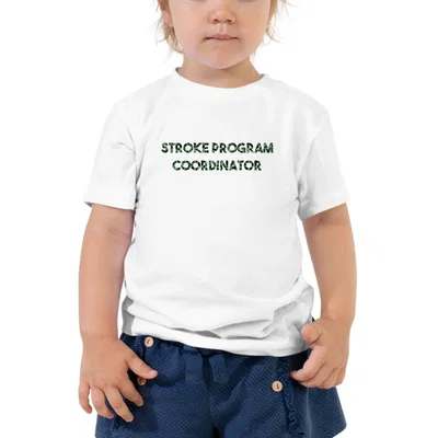 Camo Stroke Program Coordinator kids tee preview