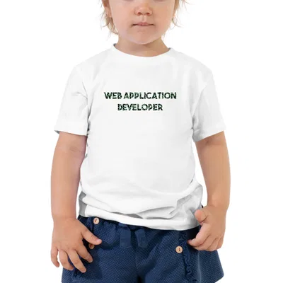 Camo Web Application Developer kids tee preview