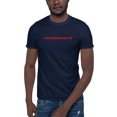 Red Processing Analyst dark tee preview