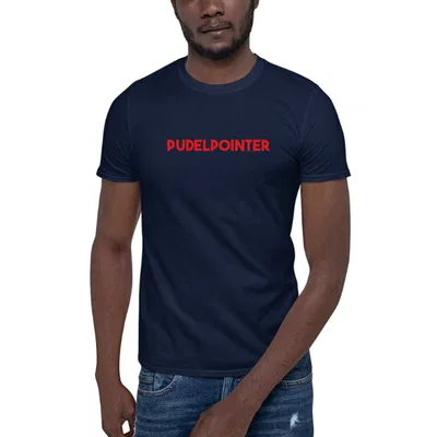 Red Pudelpointer dark tee preview