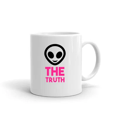 The Truth Alien Head mug preview