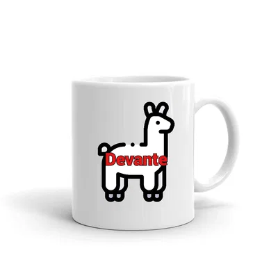 Llama Devante mug preview