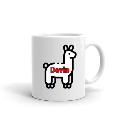Llama Devin mug preview