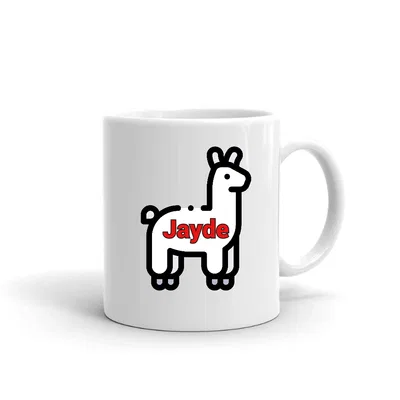 Llama Jayde mug preview