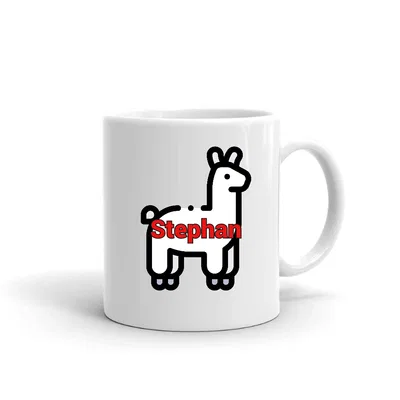 Llama Stephan mug preview