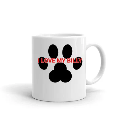 I love my Billy Paw Print mug preview