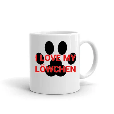 I love my Löwchen Paw Print mug preview