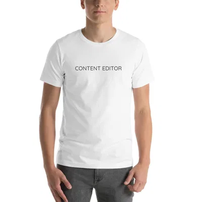 Content Editor T Shirt tee preview