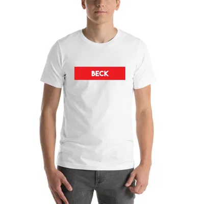 Super Red Block Beck tee preview