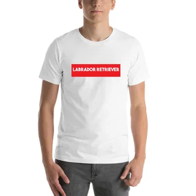 Super Red Block Labrador Retriever tee preview