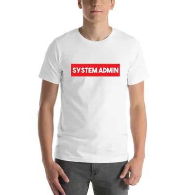 Super Red Block System Admin tee preview