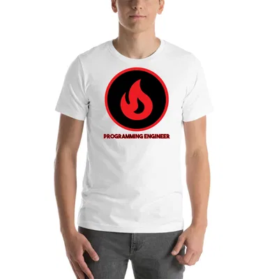 Programming Engineer Fire Style tee preview