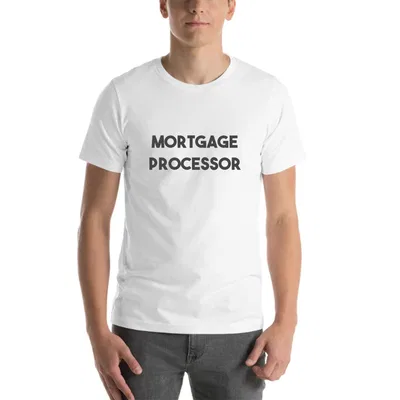 Mortgage Processor Bold T Shirt tee preview
