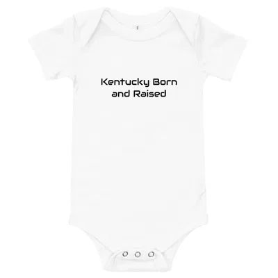 Kentucky Born and Raised onesie preview