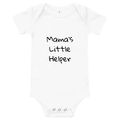 Mama's Little Helper onesie preview