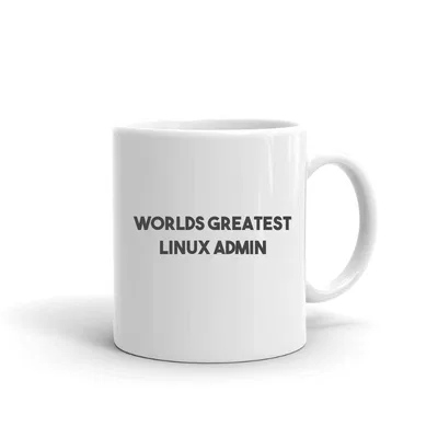 Worlds Greatest Linux Admin mug preview