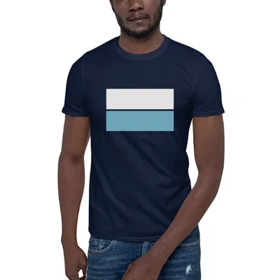 Box Top - Blue and White dark tee preview