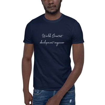 Worlds Greatest Development Engineer dark tee preview