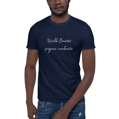 Worlds Greatest Program Coordinator dark tee preview